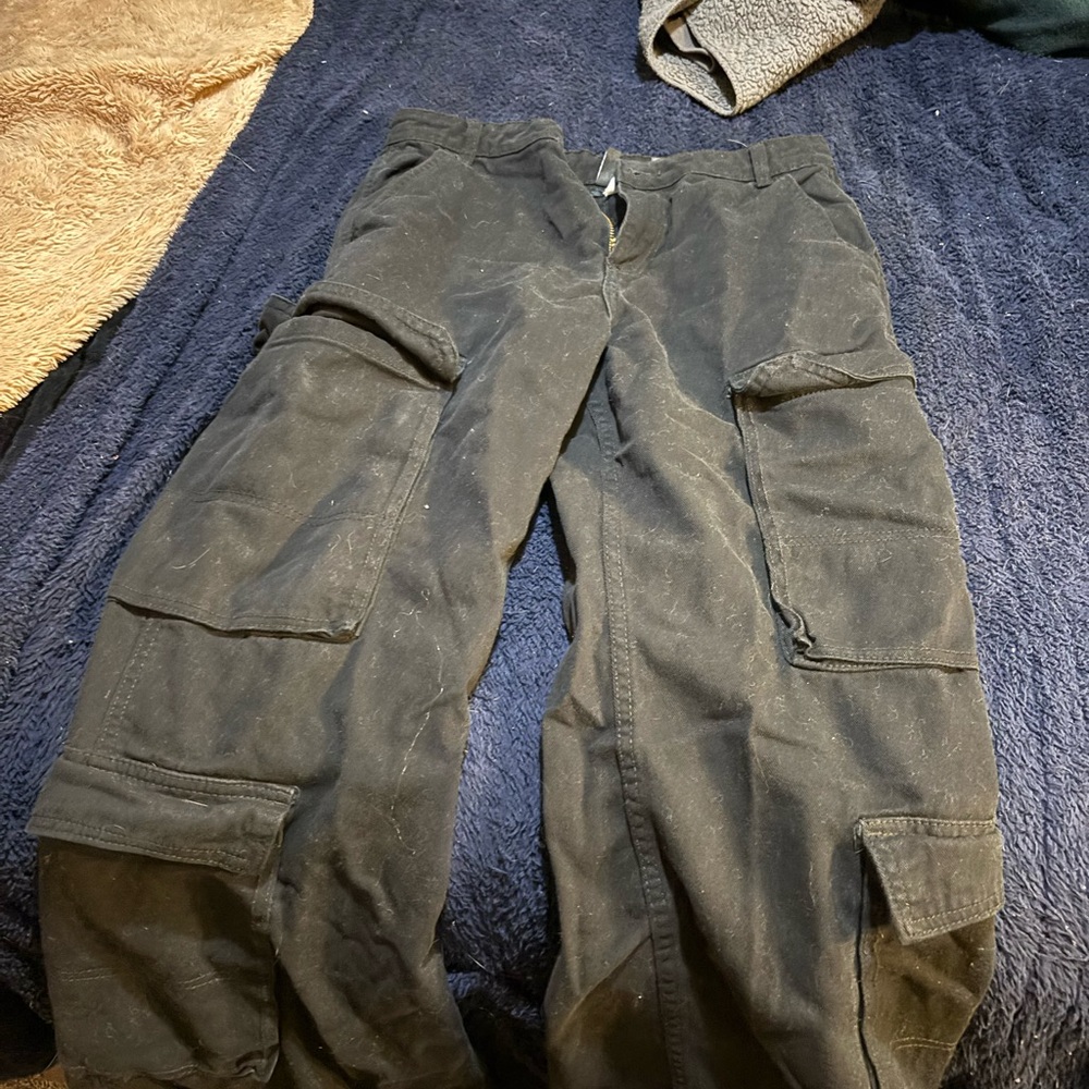 Men's Black Cargo Pants